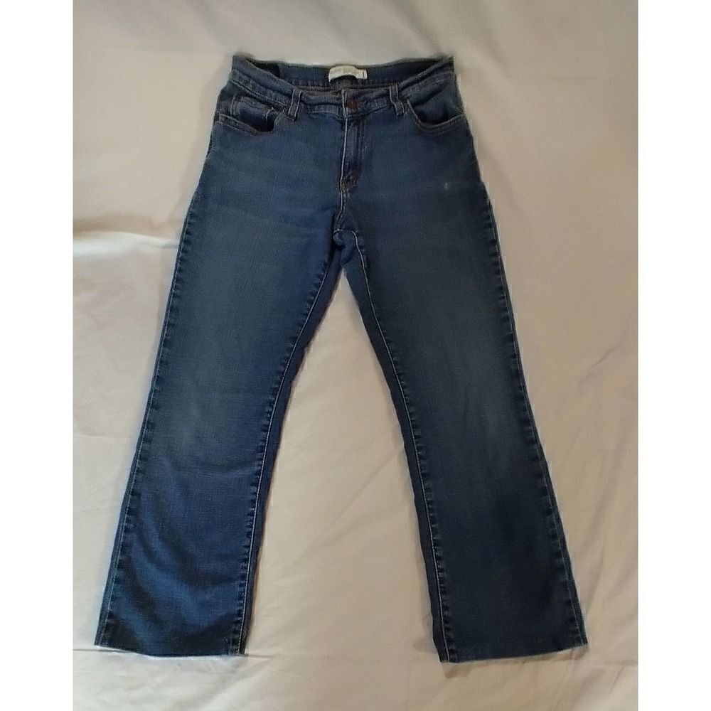 Levis 550 Womens Jeans Size 6 Boot Cut Relaxed Tapered Leg Blue Denim